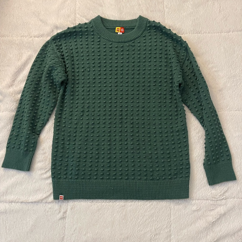 Green Textured Women’s Sweater